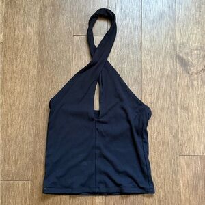 Wilfred Black Halter Top